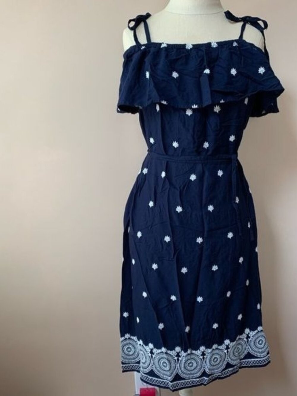 A:glow Embroidered Off The Shoulder Dress